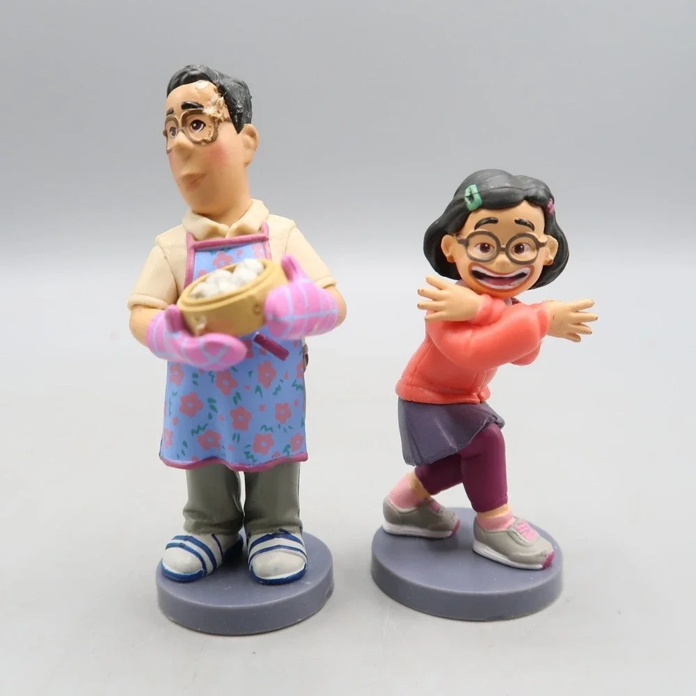 Disney  Pixar Turning Red Jin Lee & Mei PVC Cake Topper Toy Figure